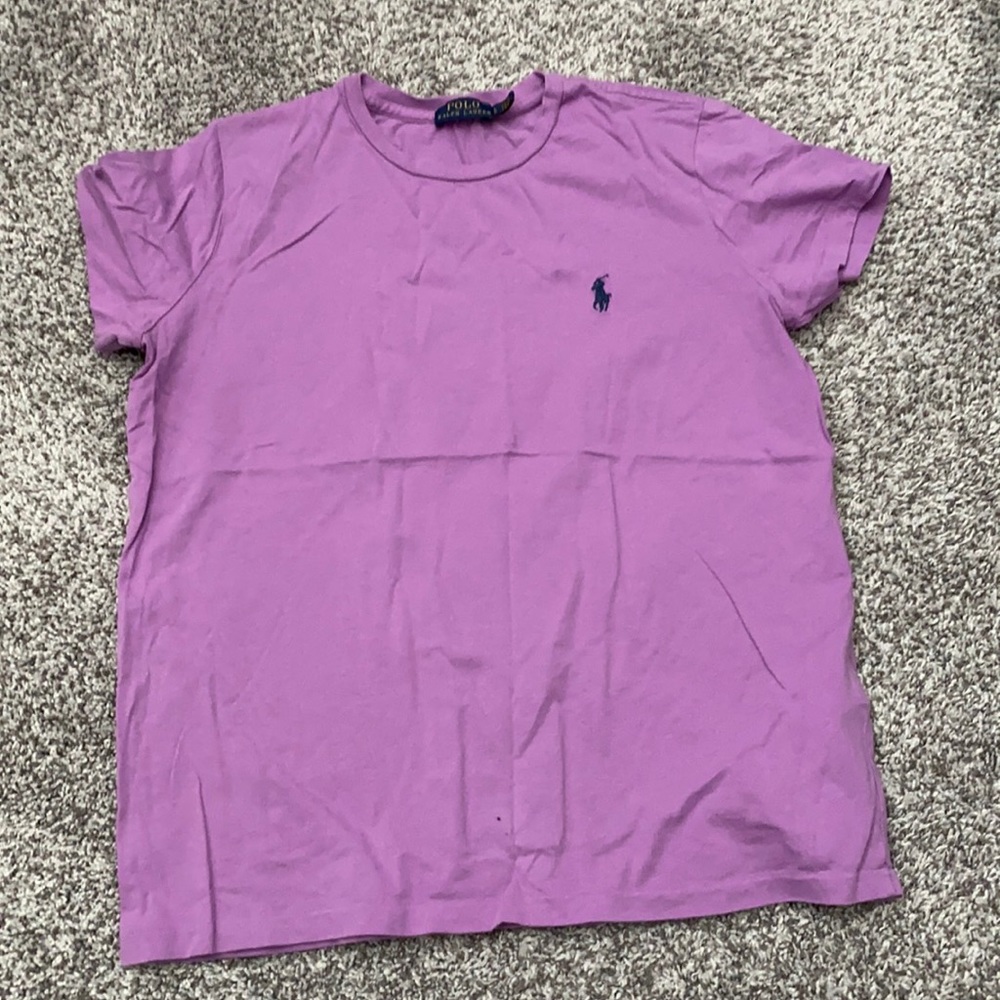 Women’s polo ralph lauren purple shirt size large
